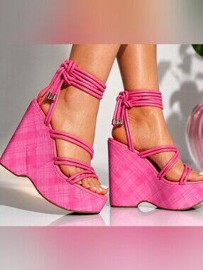 Blair Platform Wedge Sandals by Unilady
